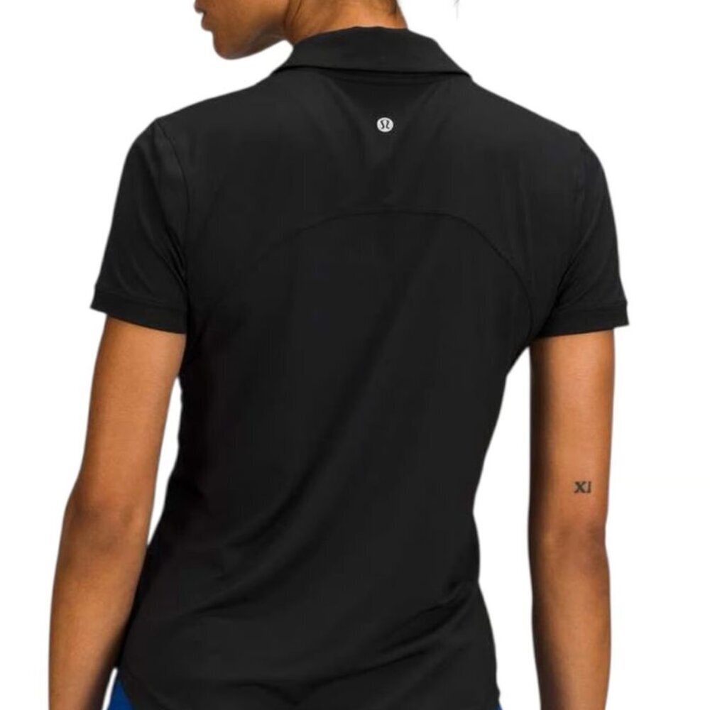 Quick-Drying Short Sleeve Polo - Black - Picture 6 of 6
